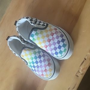 Kids Checkered Vans